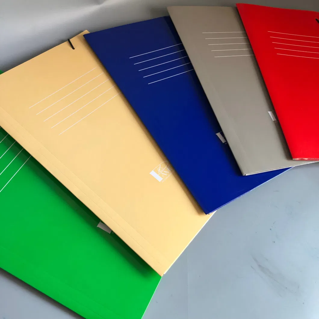 36*23cm FC/A4 Pantone Colours Paper File Folder with Custom Logo and Lanyard