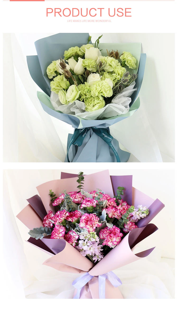 Customized Korean Flower Wrapping Paper for Fresh Flower
