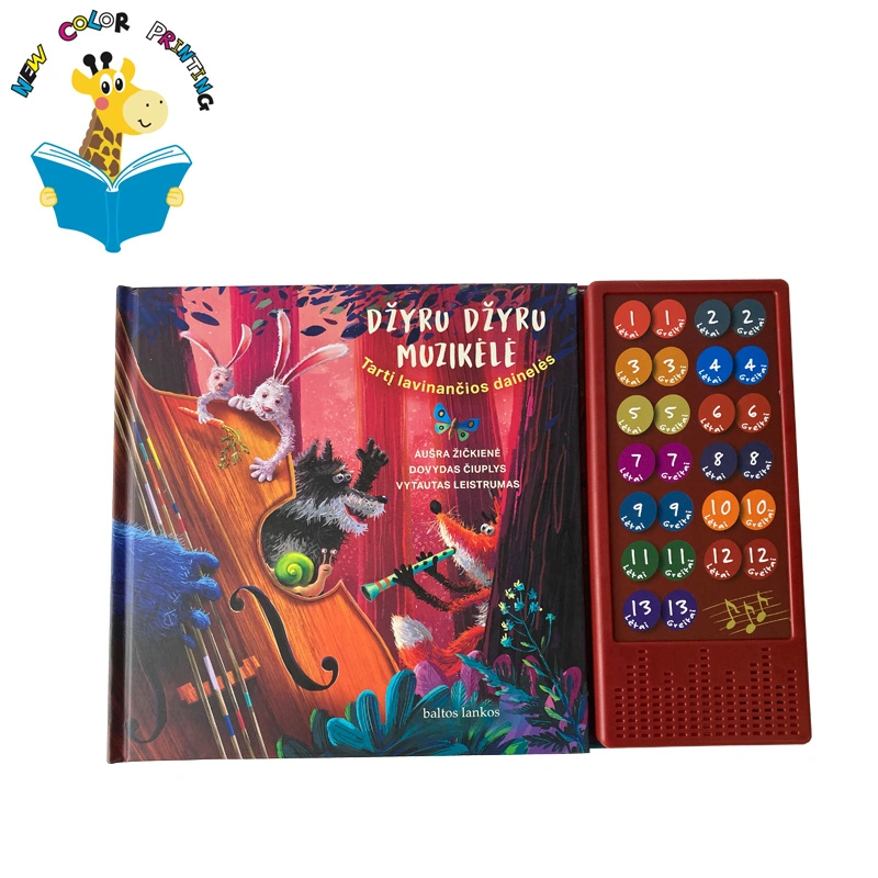 OEM Electronics Push Button Musical Book Children Sound Book