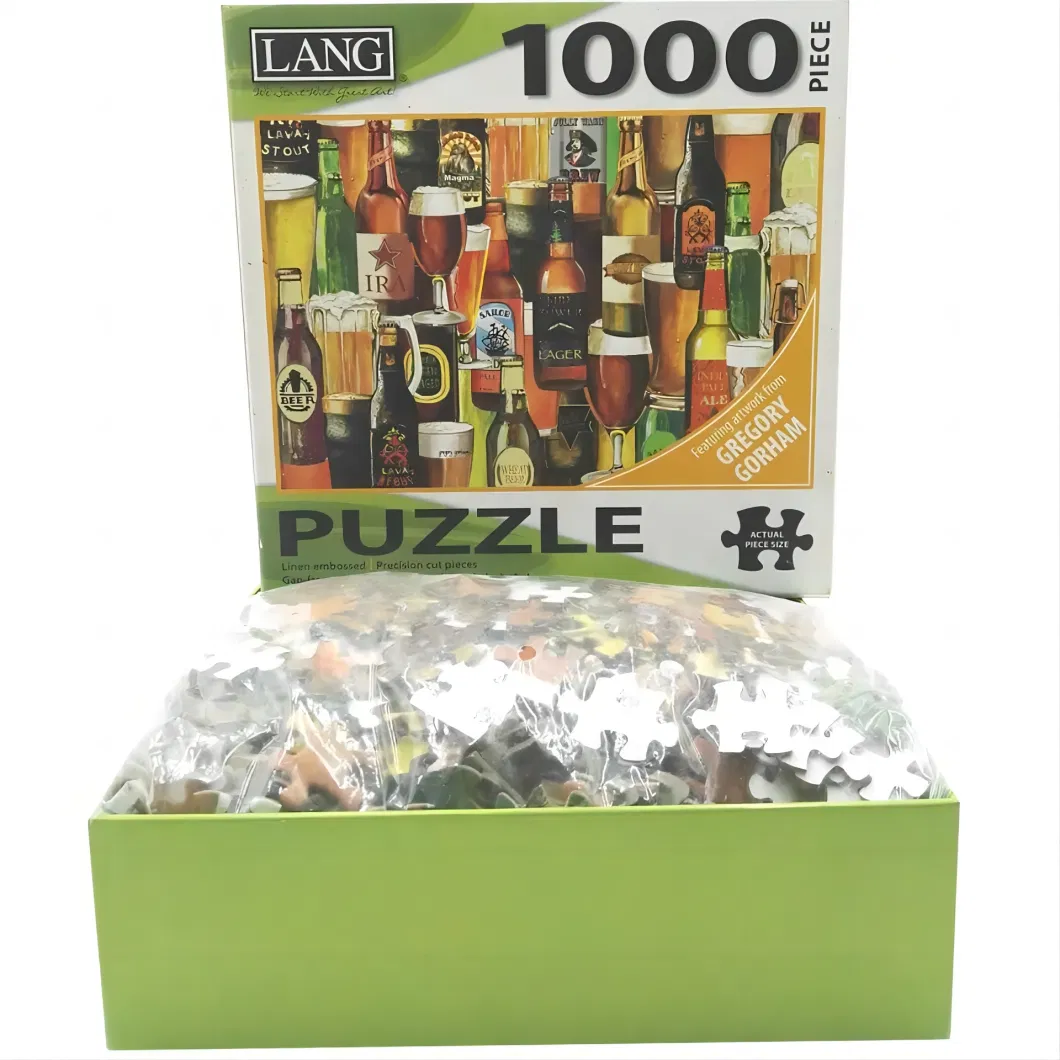 OEM Design 1000 PCS Jigsaw Puzzle, High Quality Adults Custom Jigsaw Puzzle