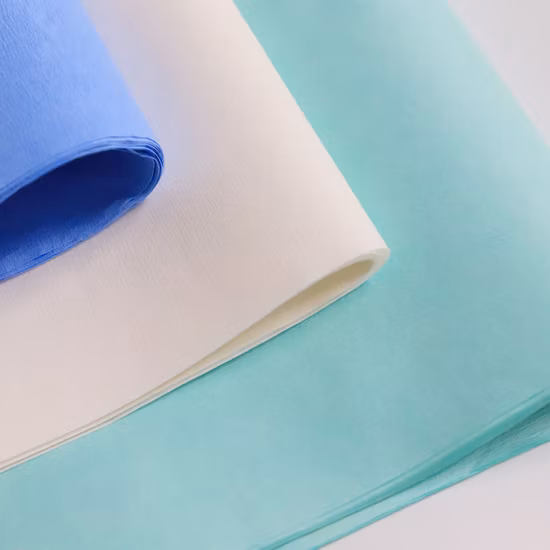 Crepe Paper Sheets Medical Surgical Sterilization Wrapping Paper Medical Crepe Paper