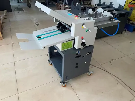 Automatic Pharmaceutical Leaflets Folding Machine Paper Sheet Folding Folder Machine Price