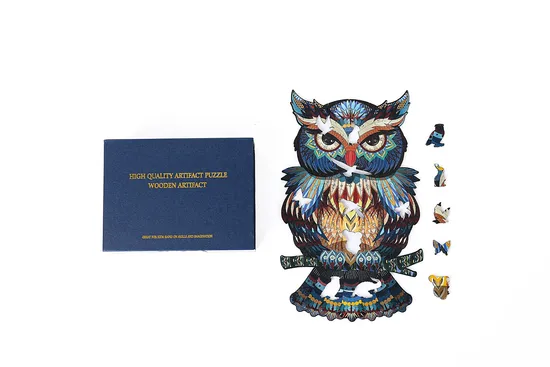 Drop Shipping Amazon Hot Sale Jigsaw 3D Wooden Puzzle Coloured Elephant Jigsaw Puzzle